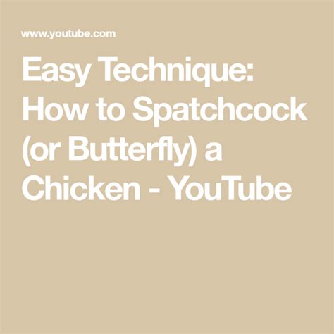 easy technique how to spatchcock or butterfly a chicken youtube spatchcock chicken