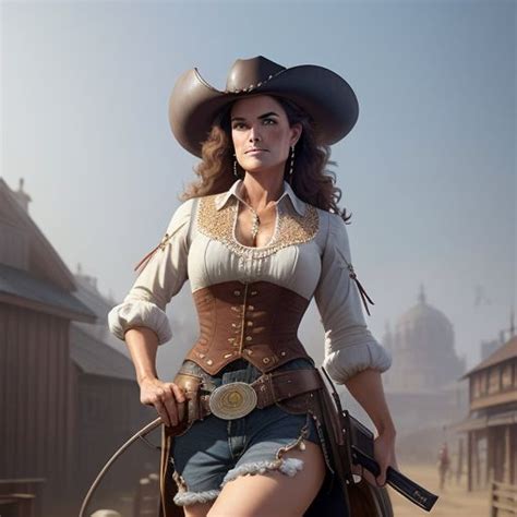 Betsy Russell As A 19th Century Cowgirl By Pureet1948 On Deviantart