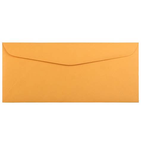 Jam 12 Manila Envelopes 4 34 X 11 Brown Kraft Manila 50pack
