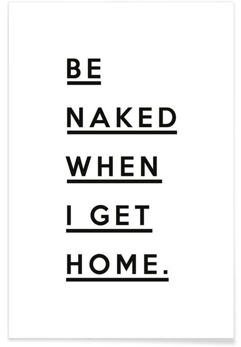 be naked póster juniqe