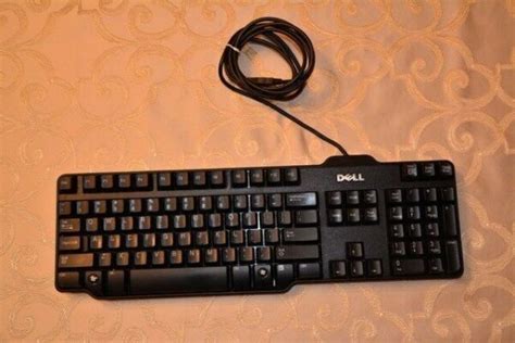 Genuine Dell L100 Sk 8115 Rt7d50 Black Keyboard 105 Key Usb Wired Us
