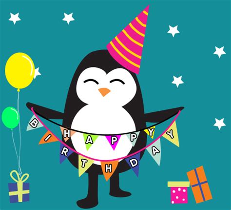 Penguin Funny Dance Birthday Wish Free Funny Birthday Wishes Ecards