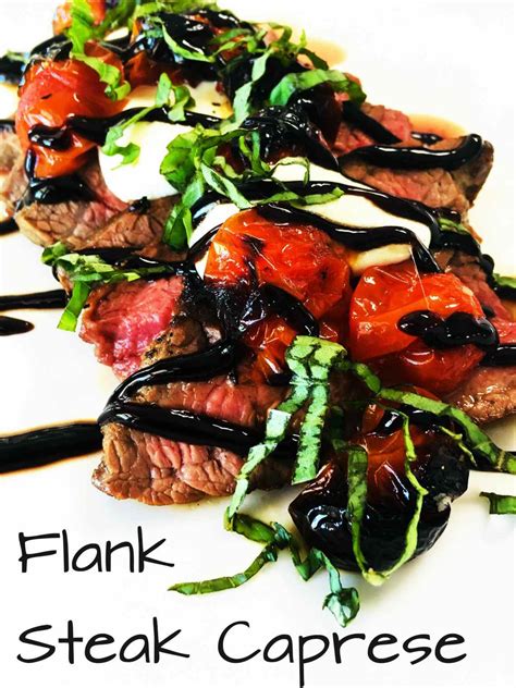 Flank Steak Caprese Cooks Well With Others