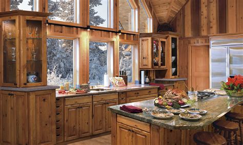 A darker finish gives the cabinets a more streamlined look, which can capture a more urban, industrial sensibility. Rustic Alder Kitchen Cabinets | DeWils Custom Cabinetry