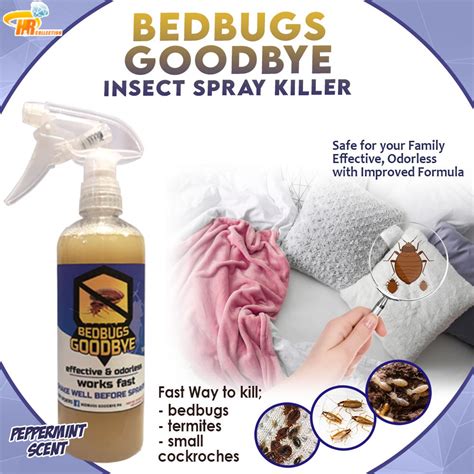 Bedbugs Goodbye Spray Natural Bed Bugs Killer Effective Odorless 500ml