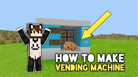 Minecraft Pe How To Make A Vending Machine Youtube