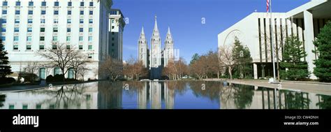 Historic Temple And Square In Salt Lake City Ut Home Of Mormon