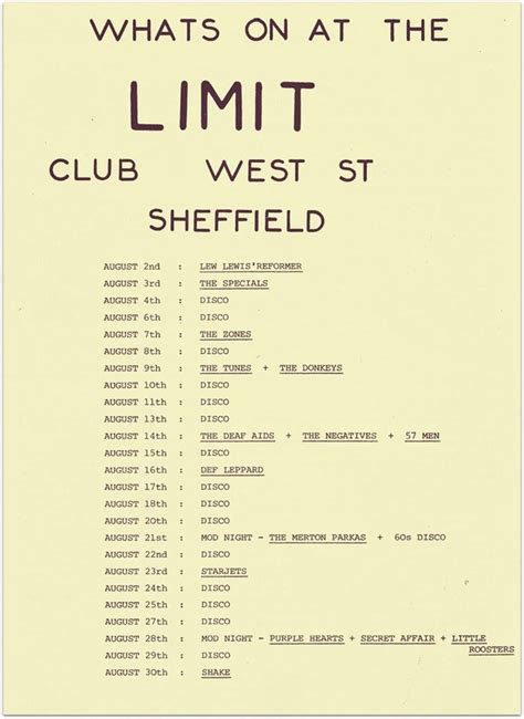 The Limit Club Sheffield Page 2 Sheffield Music And Sheffield Bands