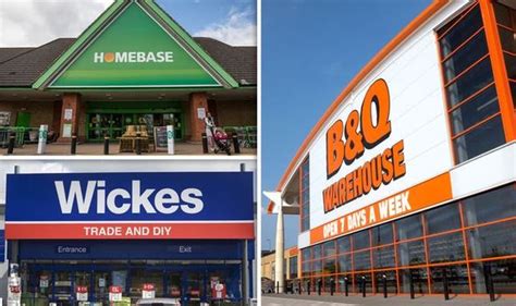 Shop online or click & collect. Homebase, Wickes and B&Q opening hours: What time are DIY ...