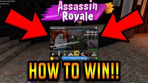 How To Win Assassin Royale Tips And Tricks Roblox Assassin