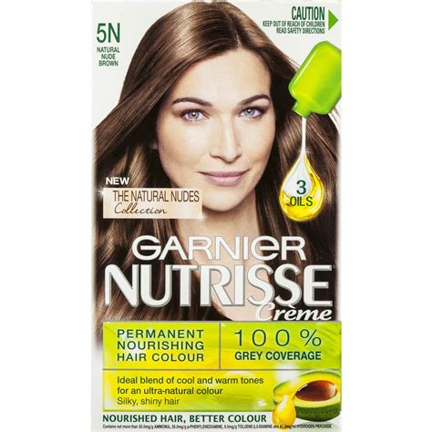 Garnier Nutrisse Hair Colour N Nude Light Brown Each Woolworths My