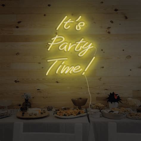 Its Party Time In 2020 Party Time Party Neon Signs