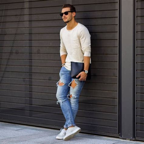 Denim Diary Pt 1 Skinny Jeans Mens Outfits White Sneakers Outfit