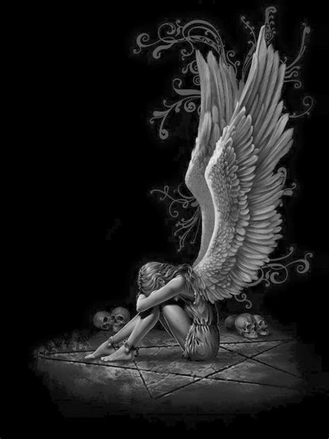 Pin Oleh Nicki Padilla Di Darkness Gothic Angel Gambar Malaikat Seni