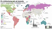 El cristianismo en el mundo - Mapas de El Orden Mundial - EOM