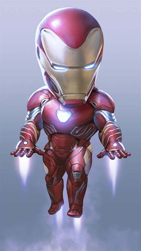 Imagen Relacionada Tiny Avengers Iron Man Wallpaper Chibi Marvel