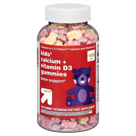 First figure out how much calcium you need. Kids' Calcium + Vitamin D3 Gummies - Black Cherry, Orange ...