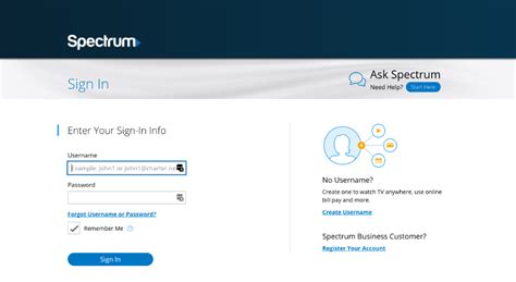 Charter Email Login And Spectrum Username And Password