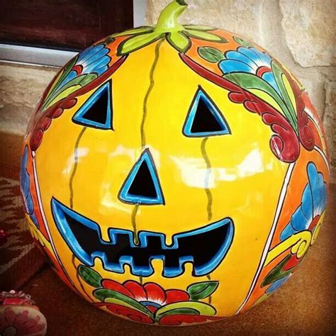 Heb Talavera Pumpkins Pumpkin Carving Fall Crafts