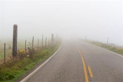 Foggy Country Road Stock Photo Image Of Rural Outdoors 45965074