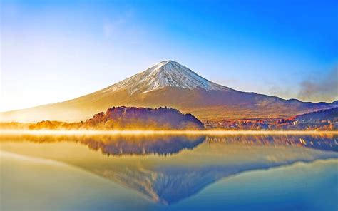 本栖湖と富士山のワイドスクリーン 高画質の壁紙 Pxfuel