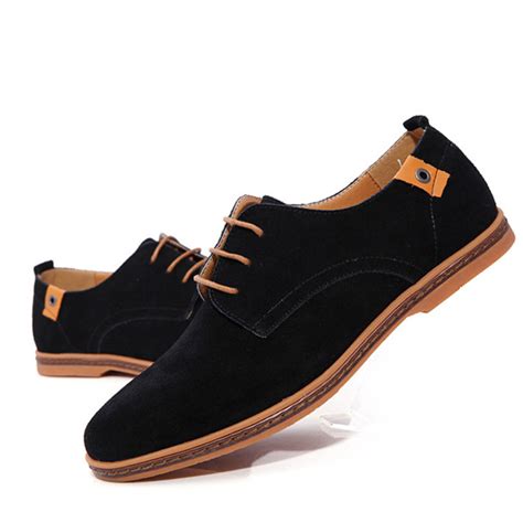Mens Casual Suede Leather Shoes