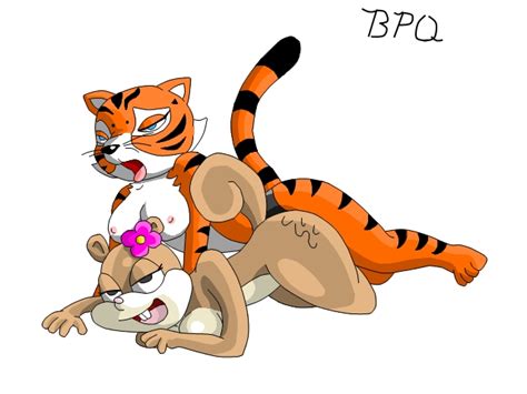 Rule Bpq X Crossover Kung Fu Panda Master Tigress Sandy Cheeks Spongebob Squarepants