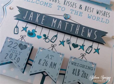 Personalised Baby Card Baby Boy New Arrival Baby Boy Etsy