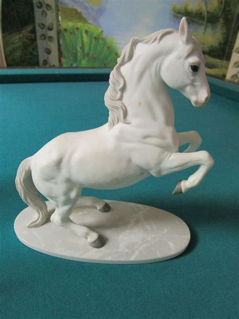 Horses Sculpture Lenox Horses And Keramik Austria Blanc De China Horse