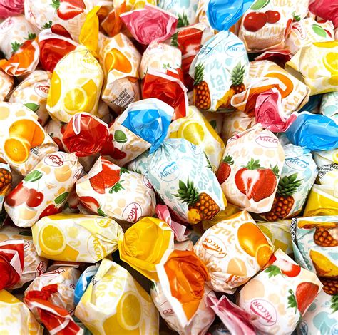 Laetafood Arcor Fruit Filled Assorted Bon Bons Hard Candy Bulk 2 Pound Bag