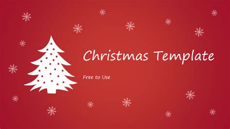 Free Christmas Powerpoint Template Powerpoint Tips And Tutorials