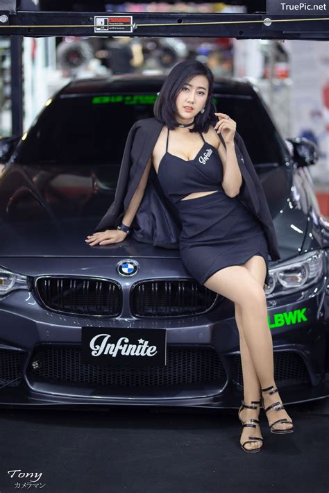 true pic thailand hot model thai racing girl at bangkok auto salon 2019