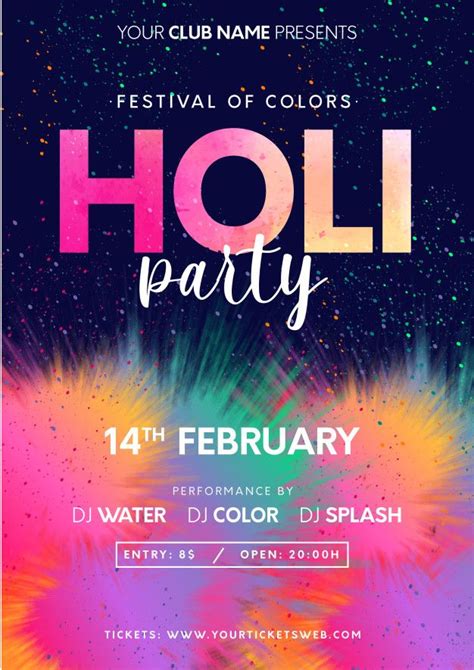 Download Happy Holi Festival Poster For Free Happy Holi Holi Poster