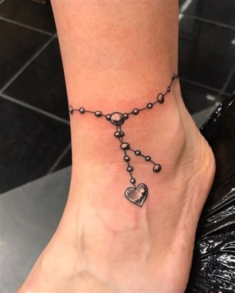 Https://tommynaija.com/tattoo/ankle Charm Bracelet Tattoos Designs