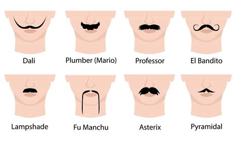 Famous Moustaches Chart