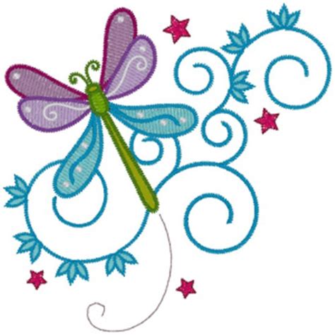 Annthegran Free Embroidery Design Dragonfly 350 Inches H X 350 Inches W