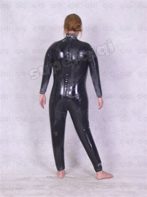 100 Latex Rubber 45mm Inflatable Catsuit Suit Bodysuit Unitard Zentai