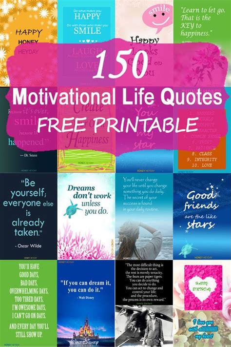 150 Motivational Positive Inspiring Life Quotes To Help You Live