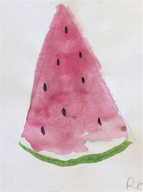 Recreate an old family photograph. Watermelon watercolour easy/simple | Watermelon painting, Watermelon, Watercolor