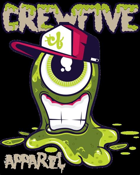 Slime Monster For Crew Five By Jason Arroyo Via Behance Custom