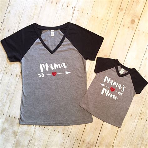 Mama And Mamas Mini Shirt Set Mother Daughter Matching