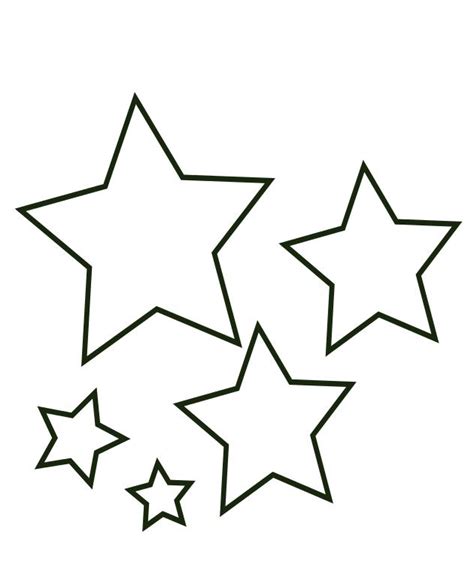 Moldes De Estrellas Gratis Para Descargar E Imprimir Stars Template