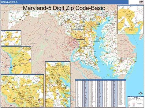 Maryland Zip Code Map From