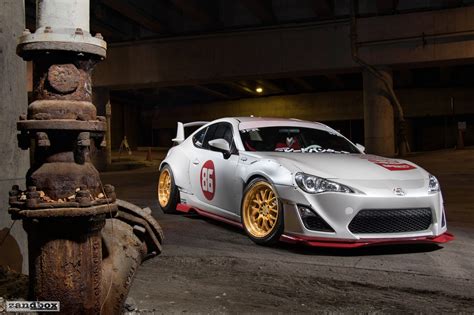 Fascinating White Scion Fr S Featuring Liberty Walk Body Kit — Carid