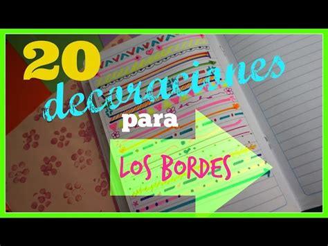 20 Decoraciones Para Tu Cuaderno Craftlove
