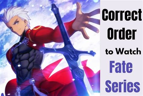 Fate Series Watch Order Detailed Guide Fate Movie Fate Fate Anime