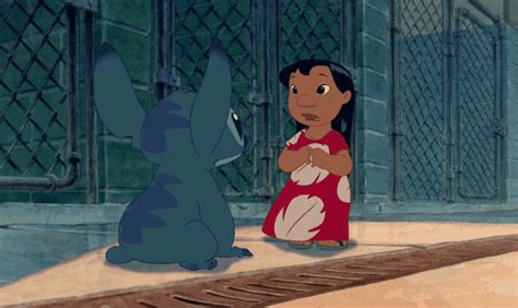 Lilo And Stitch Hug  By Disney Find And Share On Giphy