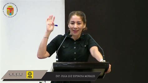 A Intervenci N De La Dip Olga Luz Espinosa Morales De Febrero