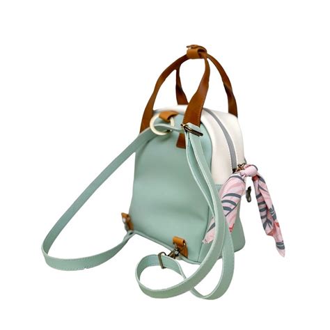 Bolso Morral Mini Samy Verde Menta Luque Carteras Y Accesorios