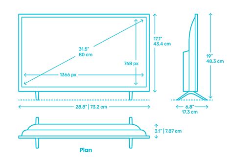 Televisions Tvs Dimensions And Drawings Images And Photos Finder